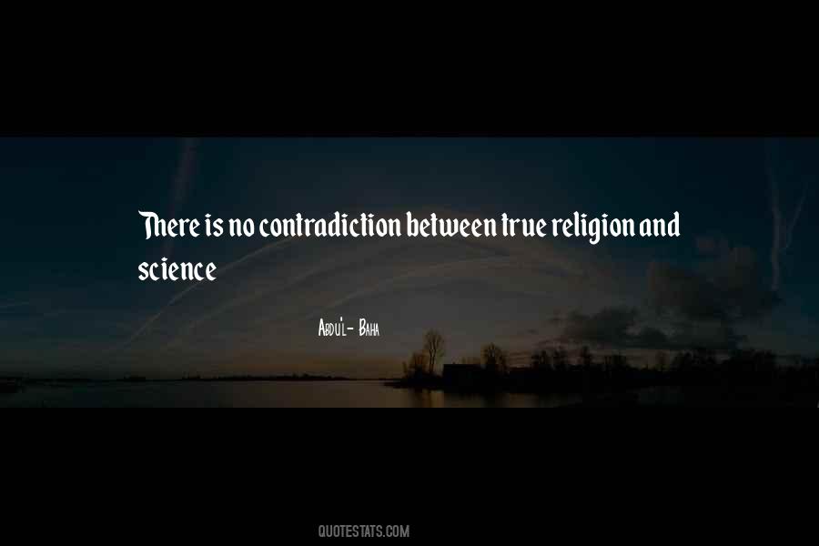 Quotes About Religion And Science #870220