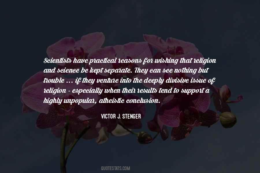 Quotes About Religion And Science #944354