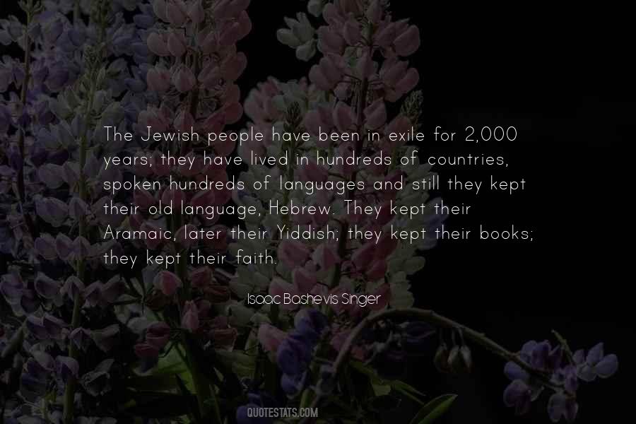 Quotes About Hebrew Language #156173