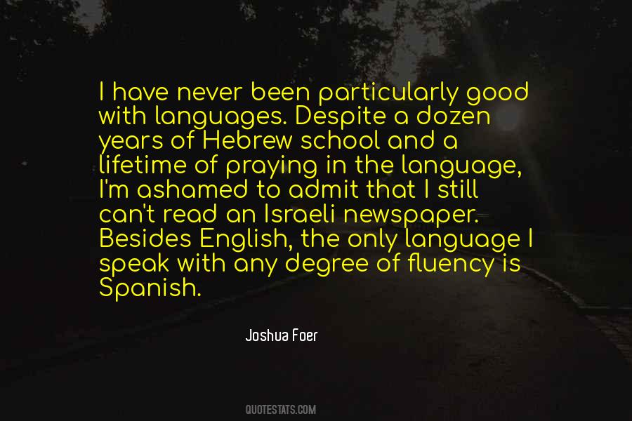 Quotes About Hebrew Language #396574