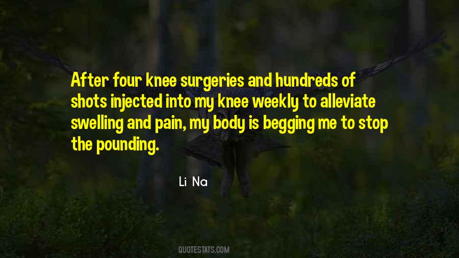 Quotes About Knee Pain #161077