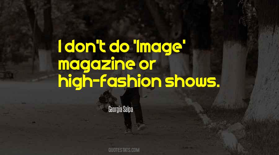 Quotes About High Fashion #341756