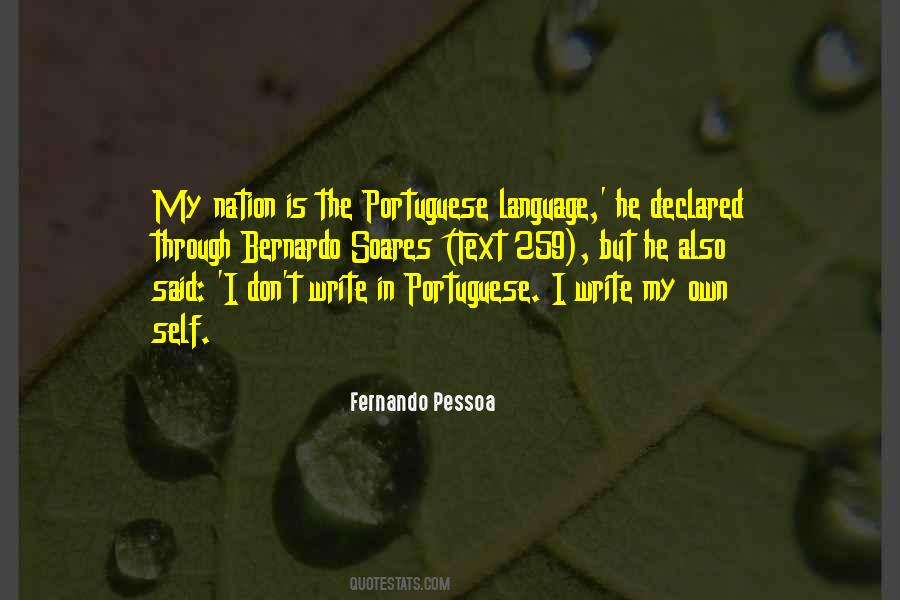 Quotes About Portuguese Language #1414014