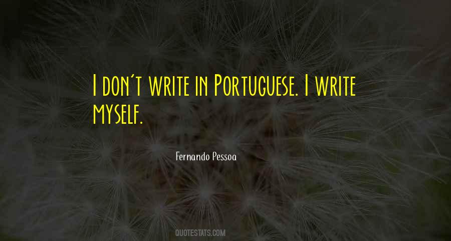 Quotes About Portuguese Language #436356