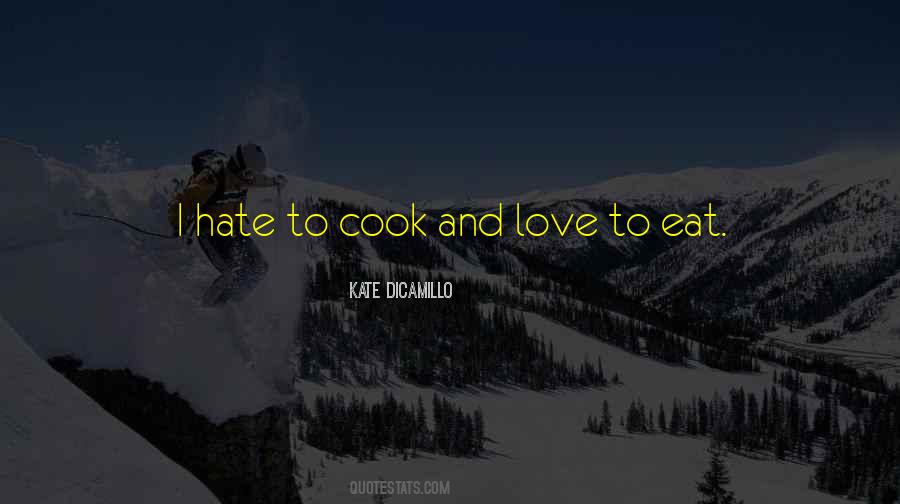 Quotes About Cook And Love #1681564