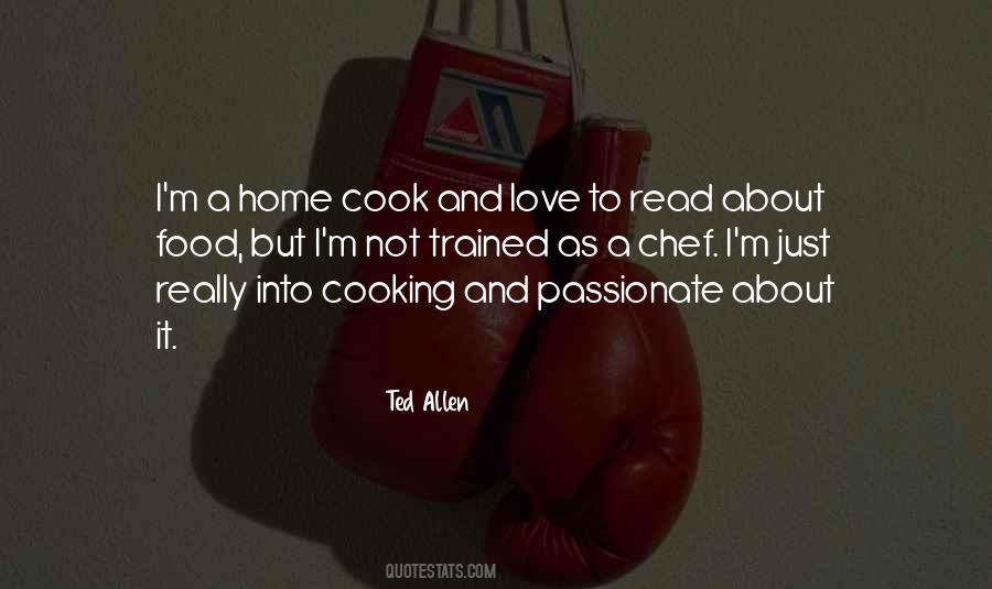 Quotes About Cook And Love #254149