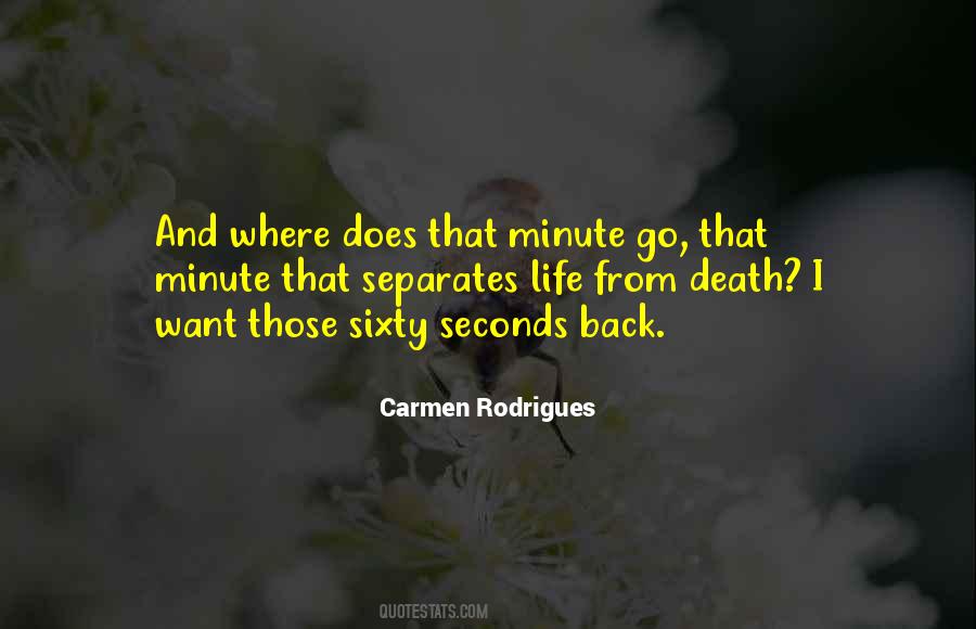 Sixty Seconds Quotes #218833