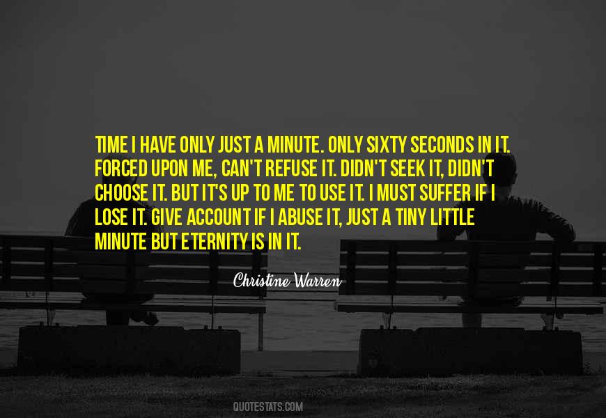 Sixty Seconds Quotes #445437