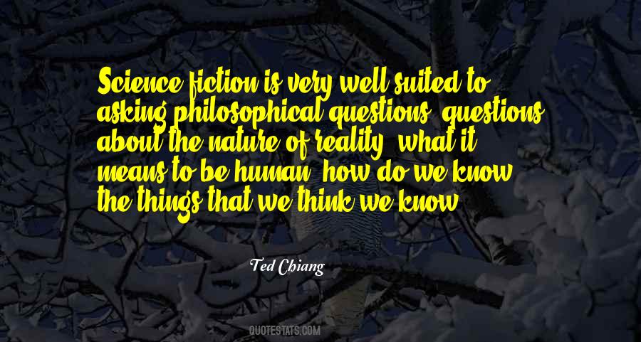 Philosophical Fiction Quotes #939559