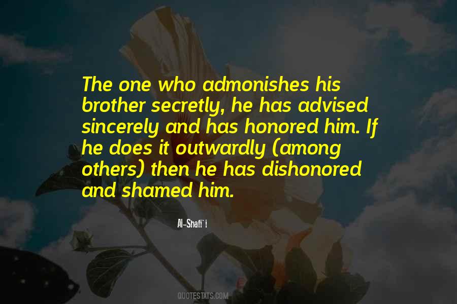 Admonishes Us Quotes #466332