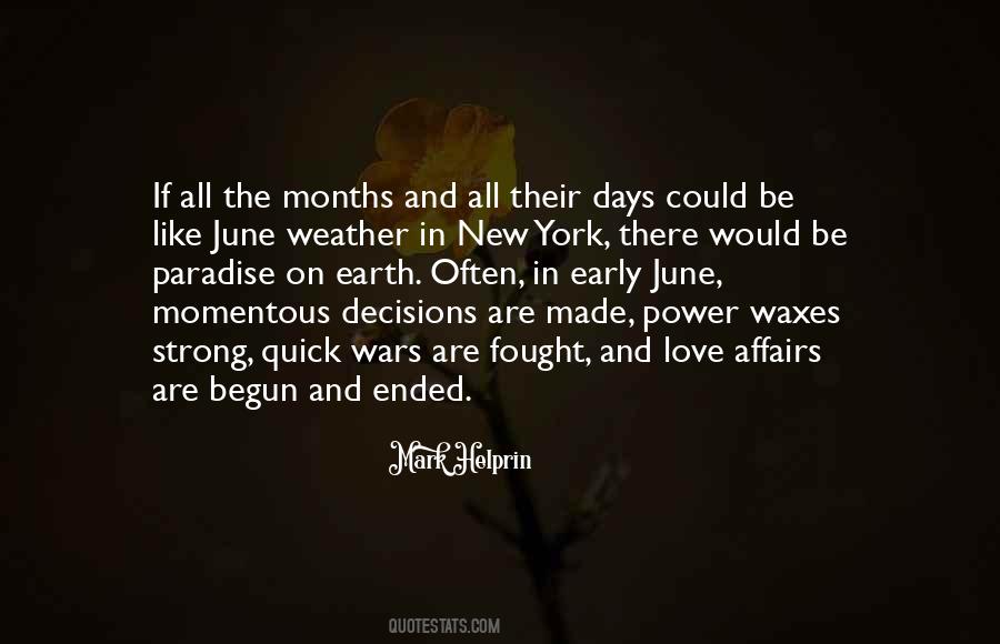 Quotes About June #1057756