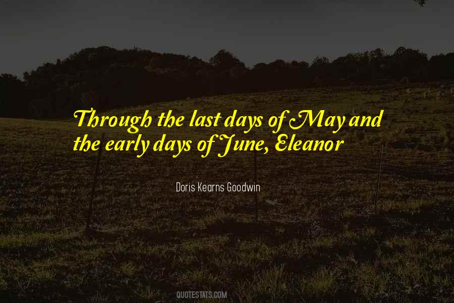 Quotes About June #984717