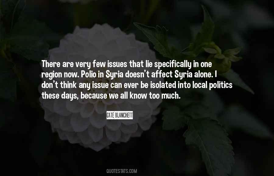 Quotes About Local Politics #1460810