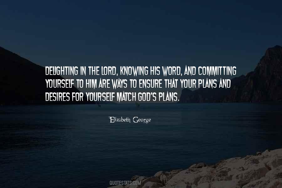 Quotes About Plans And God #153333