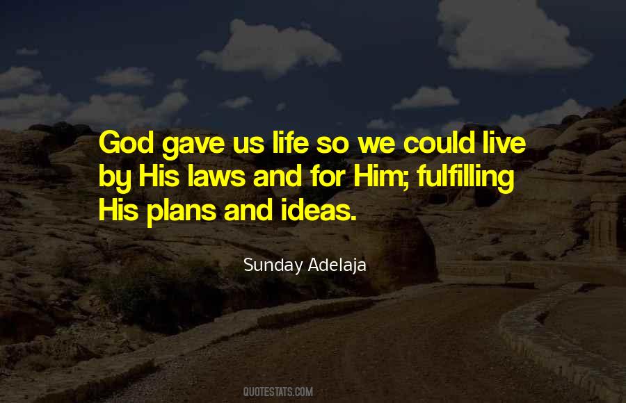 Quotes About Plans And God #809336