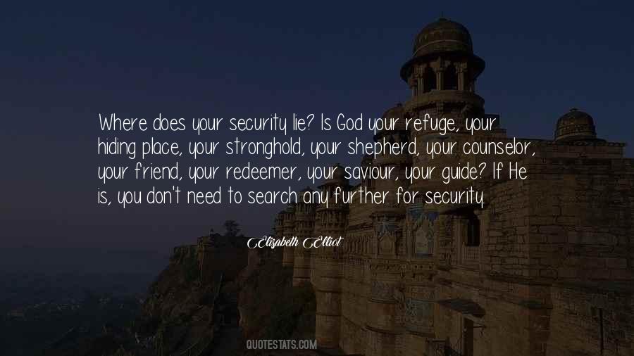 Quotes About Security In Christ #1217008
