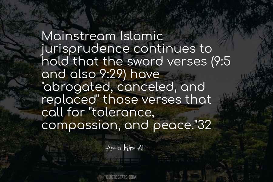 Peace And Tolerance Quotes #1656044