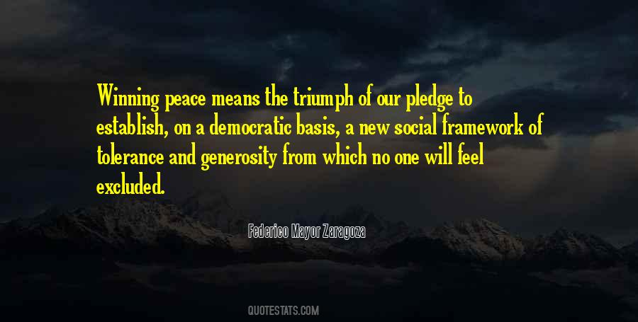 Peace And Tolerance Quotes #1847949