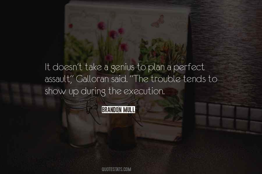 Quotes About Execution Of A Plan #509416