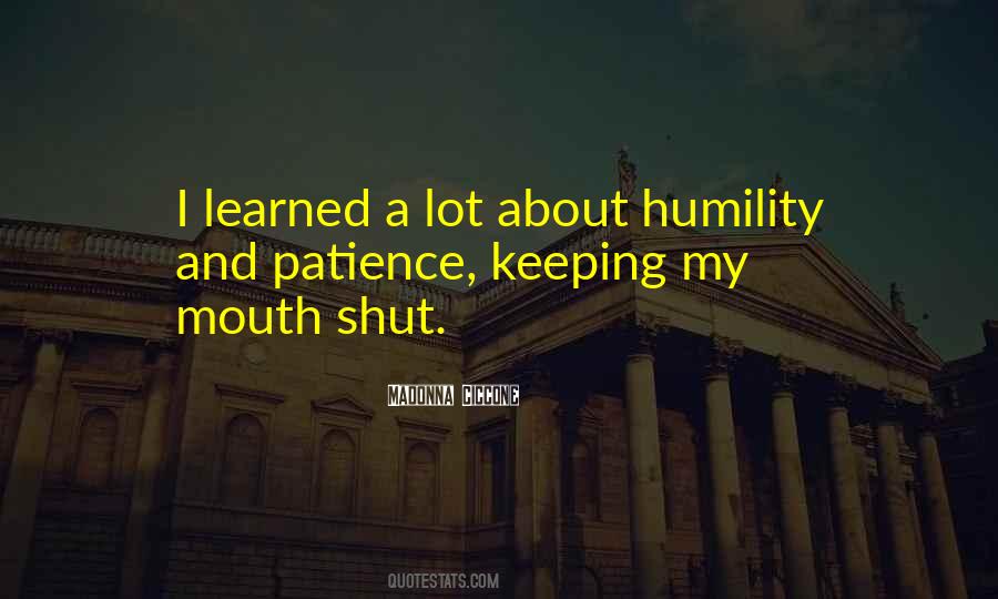 Quotes About Keeping My Mouth Shut #125620