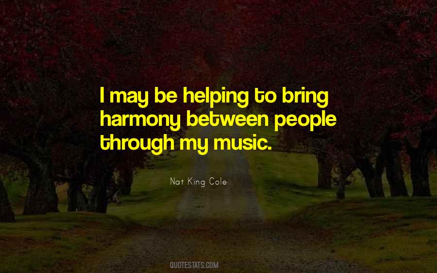 Music Harmony Quotes #1150672
