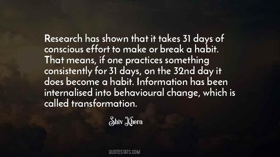 Quotes About Habit Change #1865184