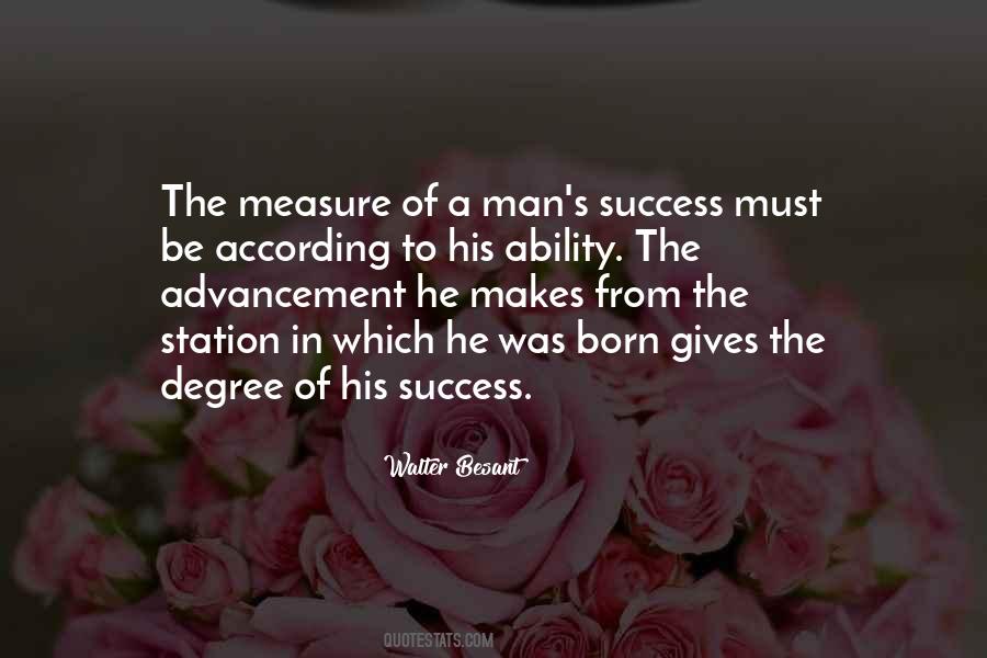 Quotes About The Success Of A Man #523421