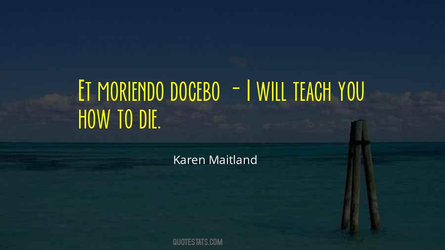 How To Die Quotes #1634324