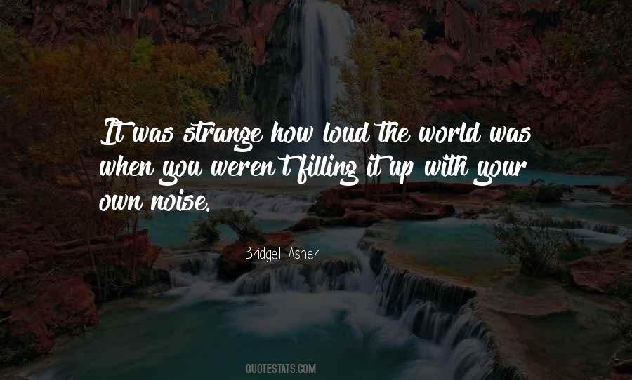 Quotes About Strange #1813397