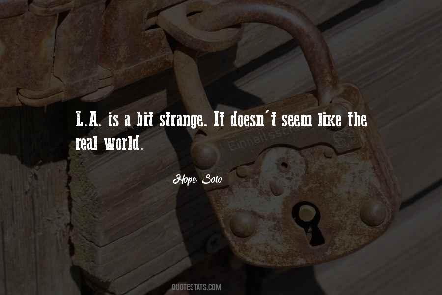 Quotes About Strange #1829897