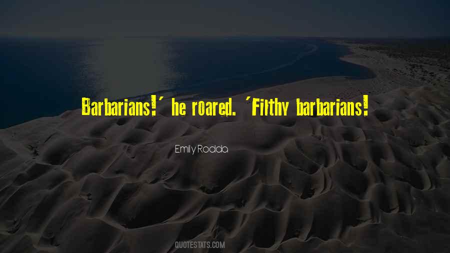 Quotes About Barbarians #108121