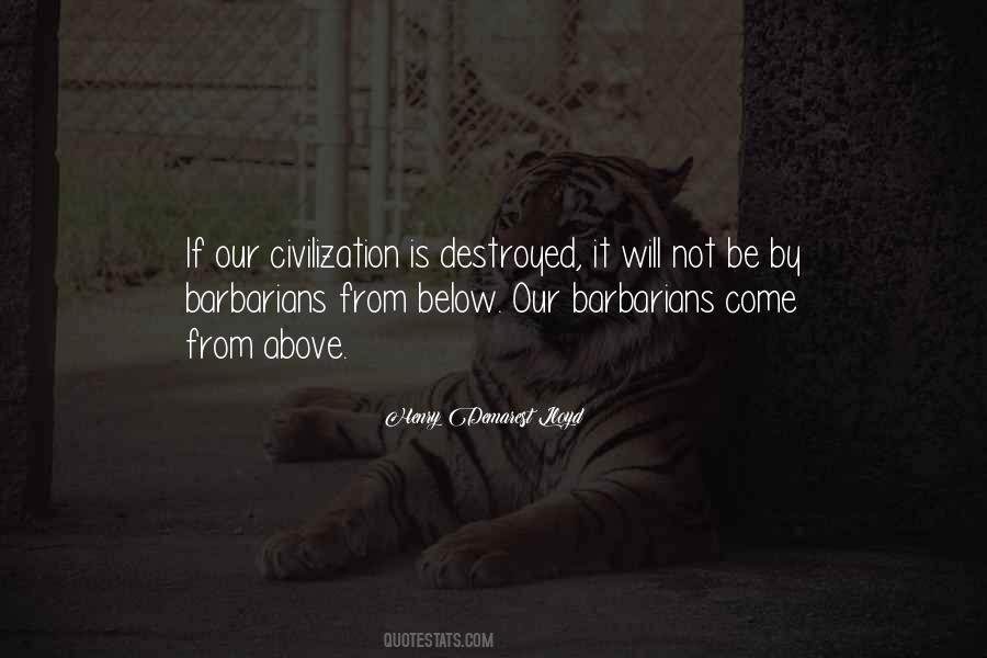 Quotes About Barbarians #1341150