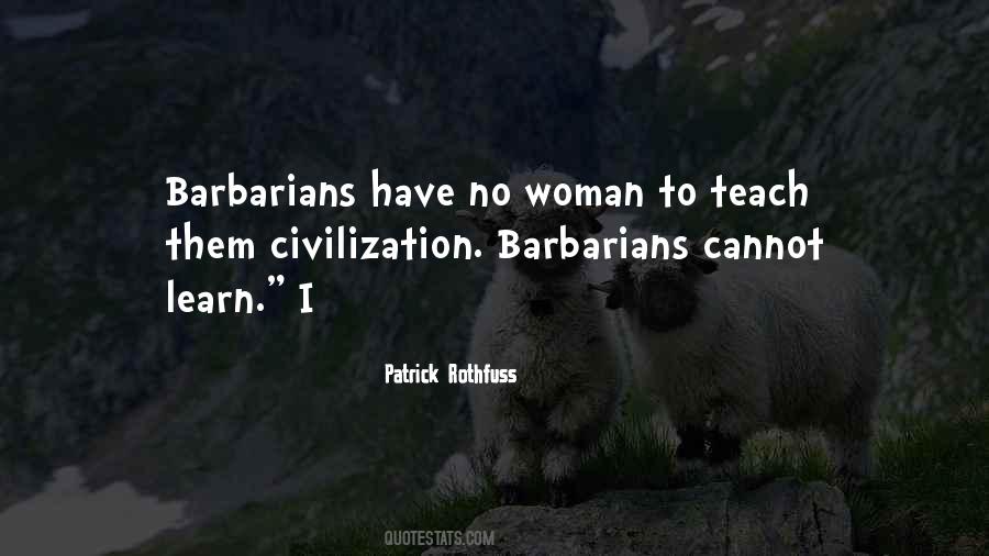 Quotes About Barbarians #759040