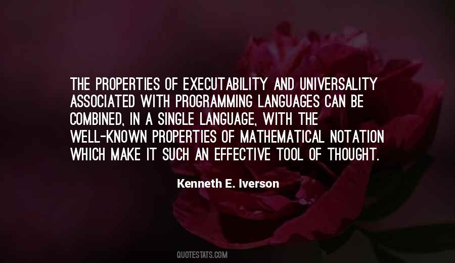 Mathematical Properties Quotes #400382