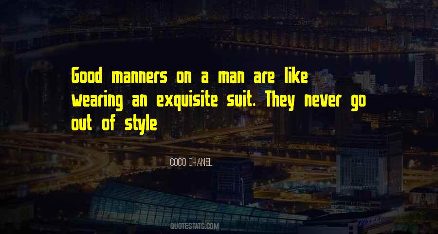Men Style Quotes #216714