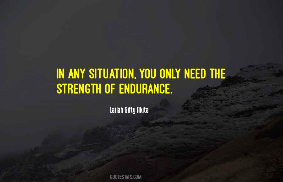 Quotes About Endurance #1213261