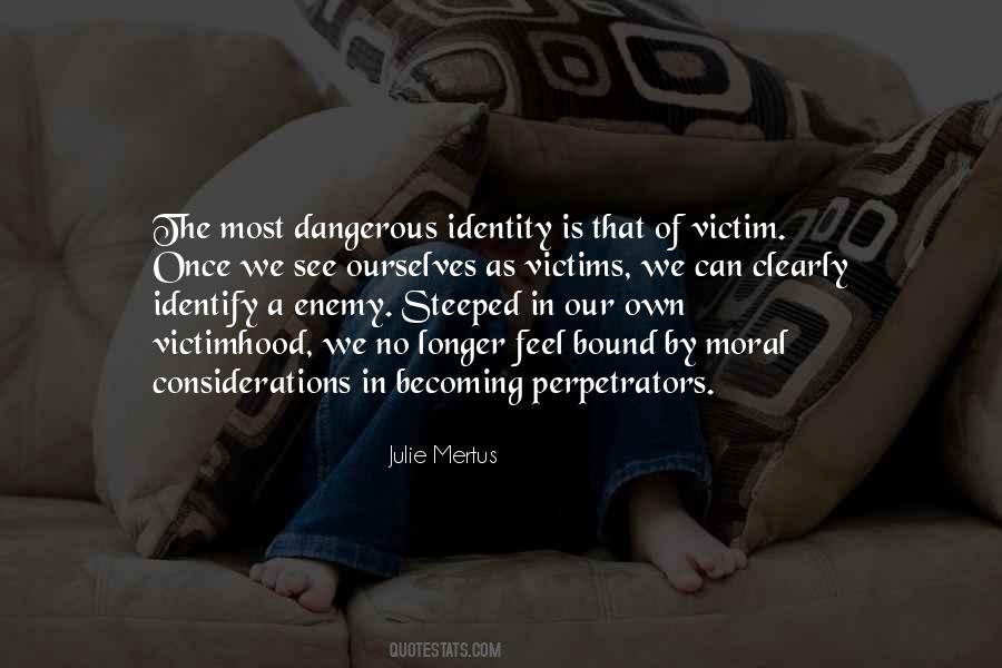 Victim Perpetrators Quotes #275071