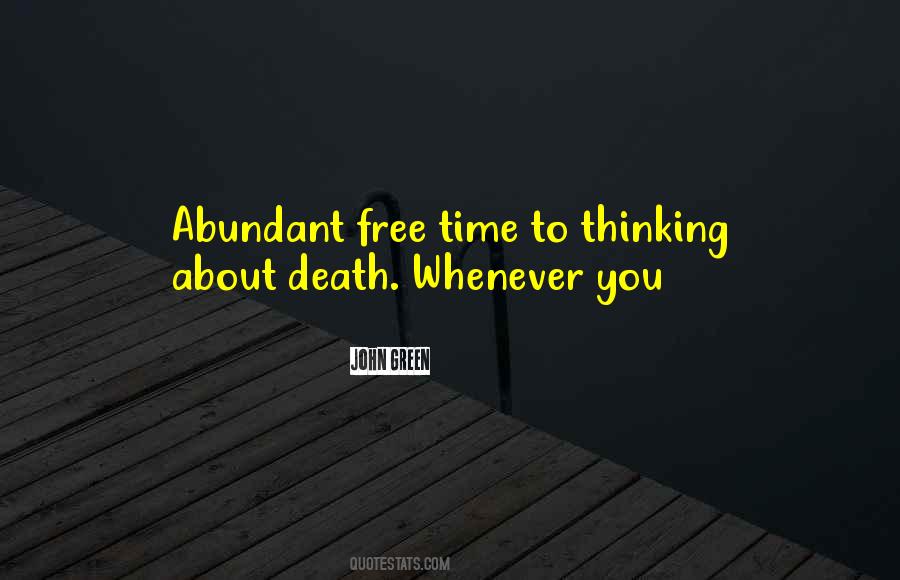 Quotes About Death Time #92996