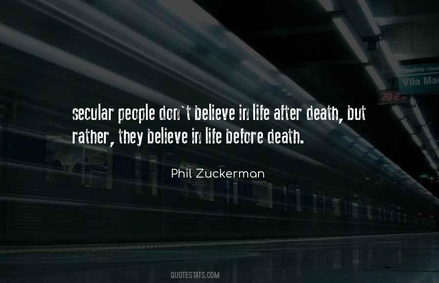 Quotes About Before Death #209990