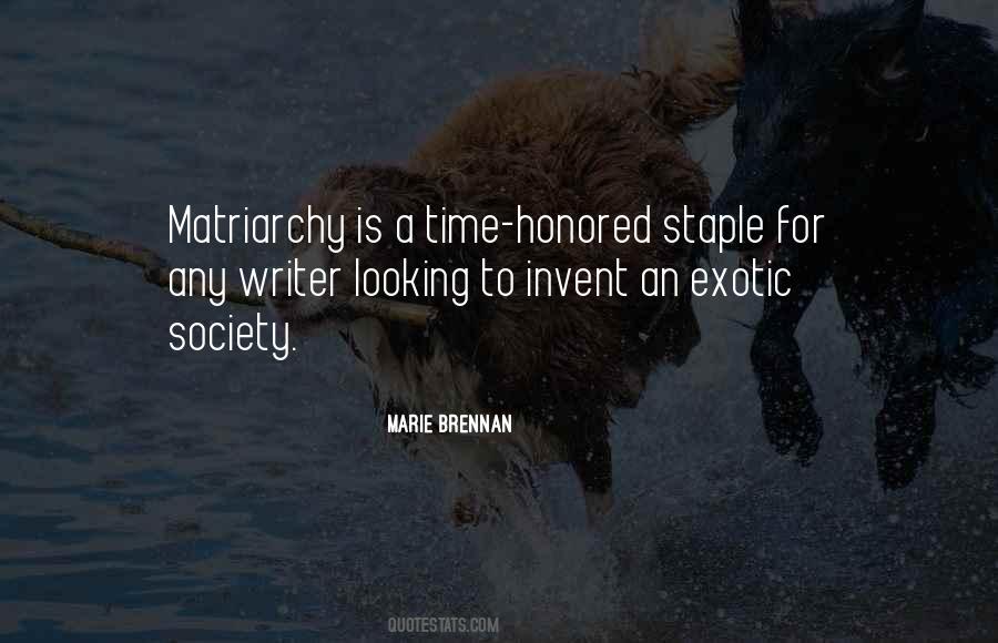 Quotes About Matriarchy #1305818
