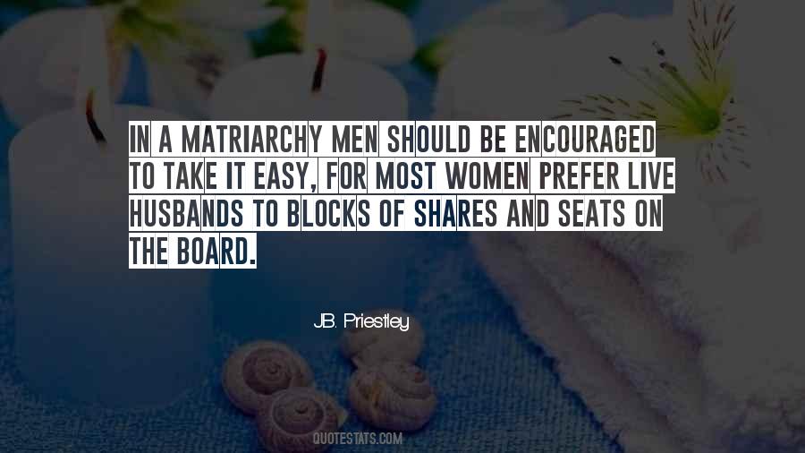 Quotes About Matriarchy #1585622