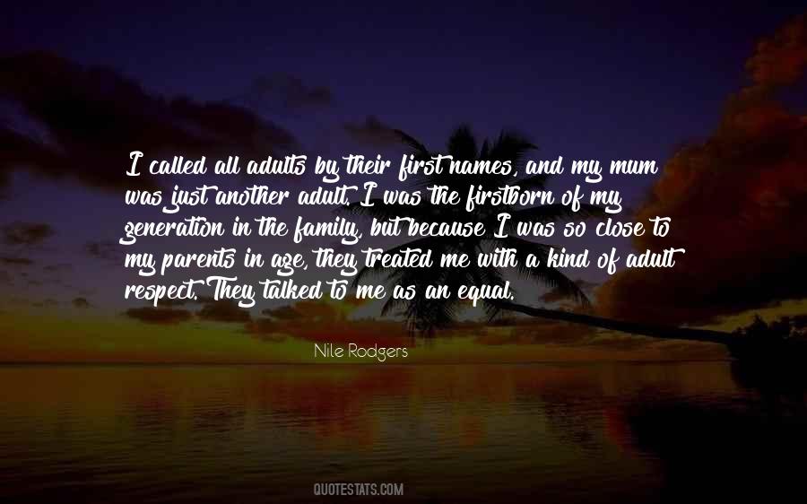 Family Respect Quotes #782070