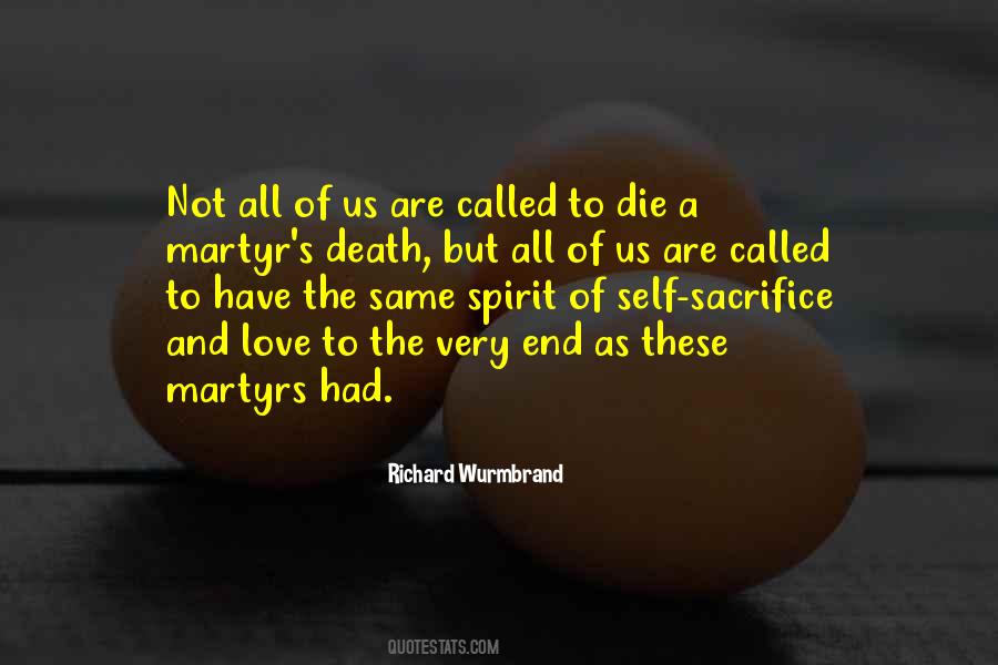 Quotes About Sacrifice And Death #249571