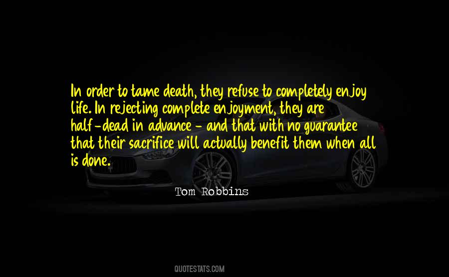 Quotes About Sacrifice And Death #250733