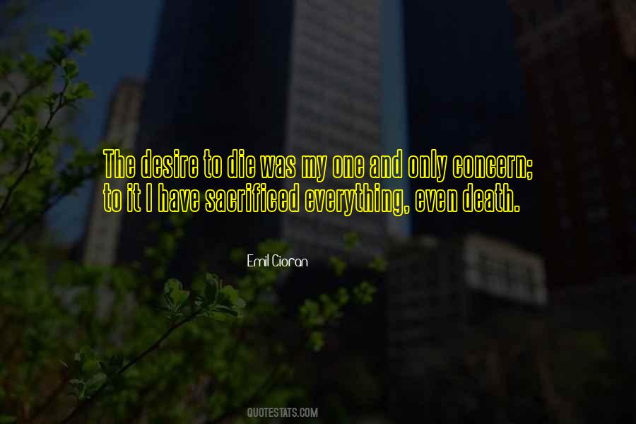 Quotes About Sacrifice And Death #553101