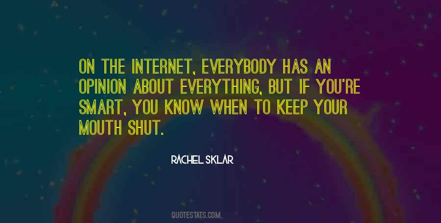 Quotes About Keep Mouth Shut #1110496