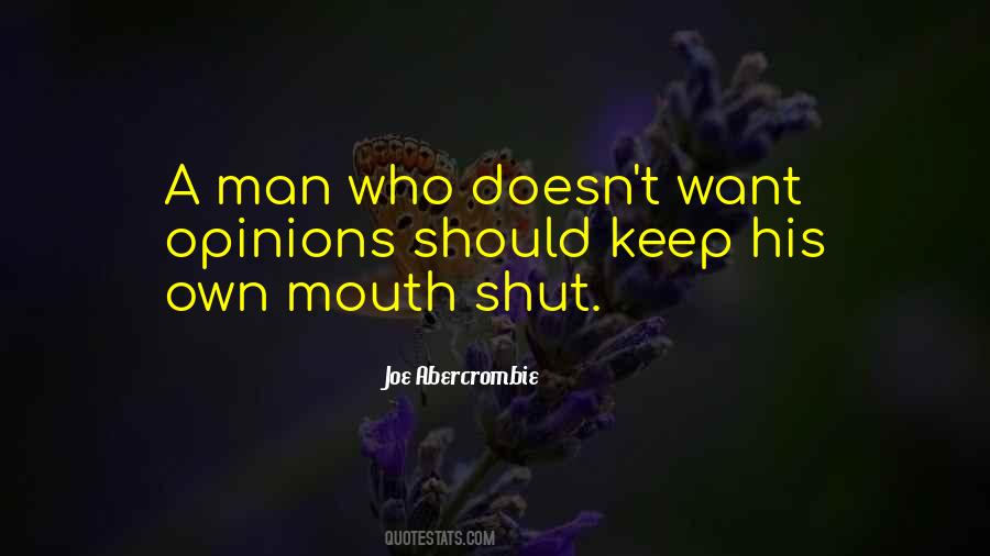 Quotes About Keep Mouth Shut #730668