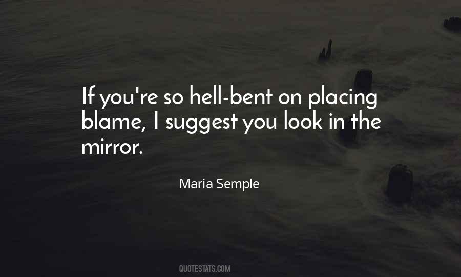 Quotes About Placing Blame On Others #1672007