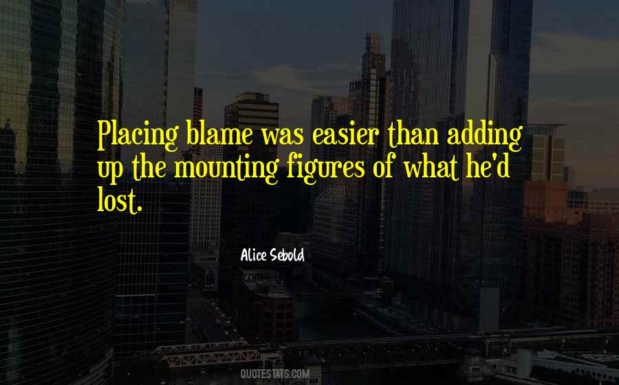 Quotes About Placing Blame On Others #915772