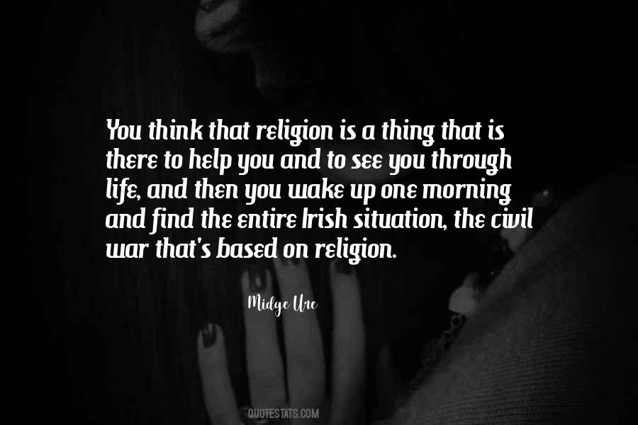 Quotes About Religion And War #953141